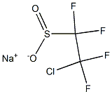 2-Chloro-1,1,2,2-tetrafluoroethane-1-sulfinic acid sodium salt 구조식 이미지