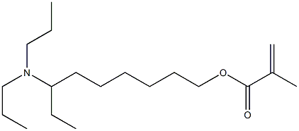 Methacrylic acid 7-(dipropylamino)nonyl ester Structure