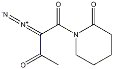 1-(2-Diazoacetoacetyl)piperidine-2-one 구조식 이미지