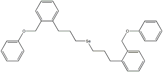 [2-(Phenoxymethyl)phenethyl]methyl selenide Structure