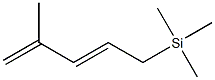 [(2E)-4-Methyl-2,4-pentadienyl]trimethylsilane Structure