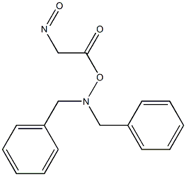 N,N-Dibenzyl-O-(nitrosoacetyl)hydroxylamine 구조식 이미지