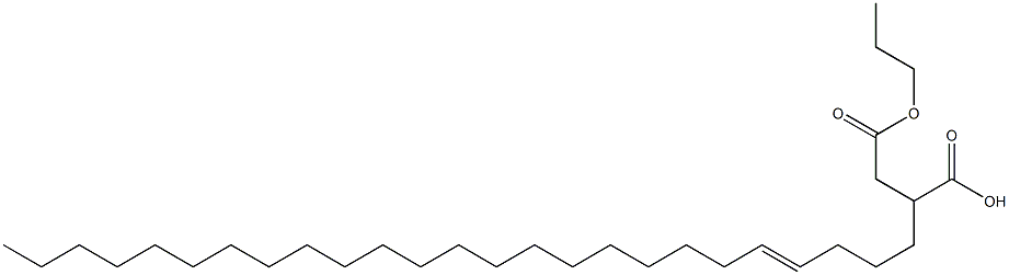 2-(4-Pentacosenyl)succinic acid 1-hydrogen 4-propyl ester 구조식 이미지