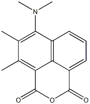 4,5-Dimethyl-6-(dimethylamino)-1H,3H-naphtho[1,8-cd]pyran-1,3-dione 구조식 이미지