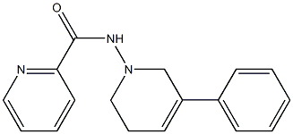 N-[(3-Phenyl-1,2,5,6-tetrahydropyridin)-1-yl]pyridine-2-carboxamide 구조식 이미지