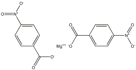 Bis(4-nitrobenzoic acid)magnesium salt 구조식 이미지