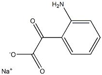 2-(2-Aminophenyl)-2-oxoacetic acid sodium salt Structure