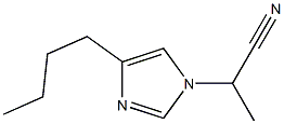 4-Butyl-1-(1-cyanoethyl)-1H-imidazole Structure