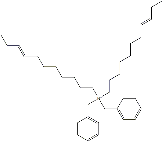 Di(8-undecenyl)dibenzylaminium Structure