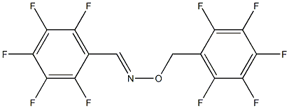 2,3,4,5,6-Pentafluorobenzaldehyde O-[(pentafluorophenyl)methyl]oxime Structure