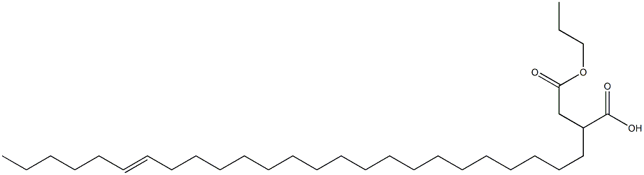 2-(19-Pentacosenyl)succinic acid 1-hydrogen 4-propyl ester Structure