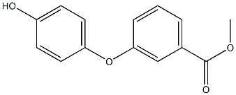 3-(4-Hydroxyphenoxy)benzoic acid methyl ester Structure