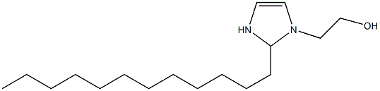 2-Dodecyl-4-imidazoline-1-ethanol Structure