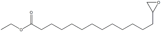 14,15-Epoxypentadecanoic acid ethyl ester 구조식 이미지