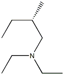 [S,(+)]-N,N-Diethyl-2-methyl-1-butanamine 구조식 이미지