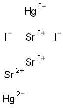 Strontium iodide-dicyanomercurate(II) 구조식 이미지