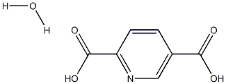 Pyridine-2,5-dicarboxylic acid hydrate Structure