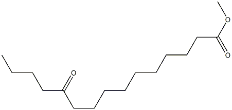 11-Oxopentadecanoic acid methyl ester 구조식 이미지