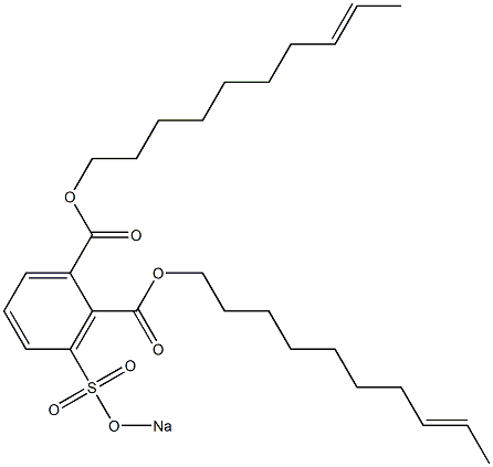 3-(Sodiosulfo)phthalic acid di(8-decenyl) ester 구조식 이미지