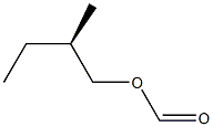 (-)-Formic acid (R)-2-methylbutyl ester Structure