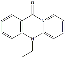 5-Ethyl-11-oxo-5,11-dihydropyrido[2,1-b]quinazolin-10-ium Structure