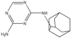 2-(2-Adamantylamino)-4-amino-1,3,5-triazine Structure