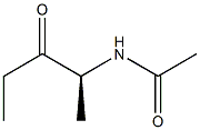 (S)-2-Acetylamino-3-pentanone Structure