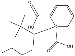 (+)-Phthalic acid hydrogen 1-[(R)-1-tert-butylpentyl] ester Structure