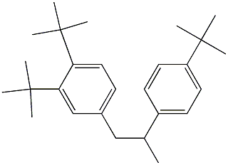 1-(3,4-Di-tert-butylphenyl)-2-(4-tert-butylphenyl)propane 구조식 이미지