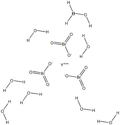 Yttrium bromate nonahydrate Structure