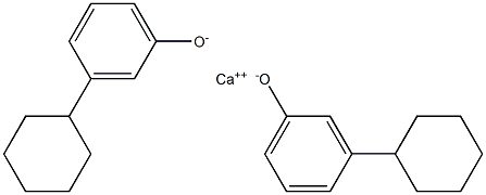 Calcium bis(3-cyclohexylphenolate) 구조식 이미지