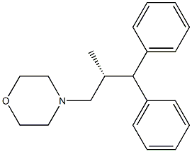 (-)-4-[(R)-2-Methyl-3,3-diphenylpropyl]morpholine Structure