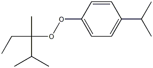 4-Isopropylphenyl 1,2-dimethyl-1-ethylpropyl peroxide Structure