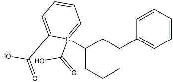 (-)-Phthalic acid hydrogen 1-[(R)-1-phenethylbutyl] ester Structure
