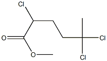 2,5,5-Trichlorohexanoic acid methyl ester Structure