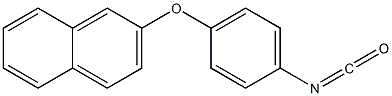 p-(2-Naphtyloxy)phenyl isocyanate Structure