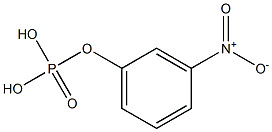 Phosphoric acid 3-nitrophenyl ester 구조식 이미지