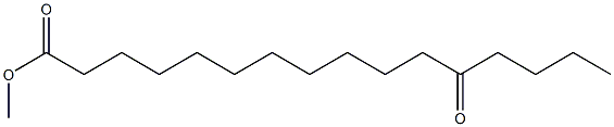 12-Oxohexadecanoic acid methyl ester 구조식 이미지