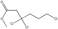 3,3,6-Trichlorocaproic acid methyl ester Structure