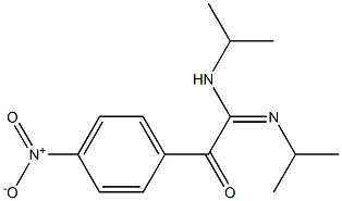 N1,N2-Diisopropyl-2-oxo-2-(4-nitrophenyl)acetamidine 구조식 이미지