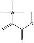 2-(Trimethylsilyl)propenoic acid methyl ester Structure
