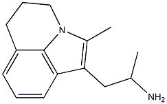 3-(2-Aminopropyl)-2-methyl-1,7-trimethylene-1H-indole Structure