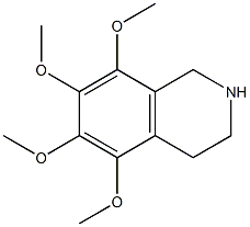 5,6,7,8-Tetramethoxy-1,2,3,4-tetrahydroisoquinoline 구조식 이미지