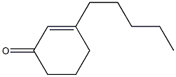 3-Pentyl-2-cyclohexen-1-one Structure