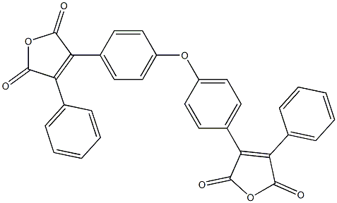 3,3'-[Oxybis(4,1-phenylene)]bis[4-phenylfuran-2,5-dione] Structure