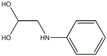 N-(2,2-Dihydroxyethyl)aniline Structure