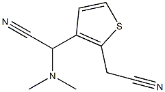 3-[(Dimethylamino)cyanomethyl]-2-thiopheneacetonitrile 구조식 이미지