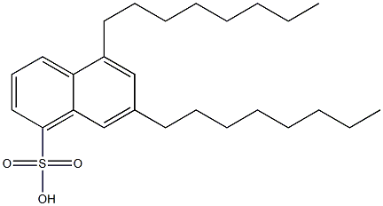 5,7-Dioctyl-1-naphthalenesulfonic acid 구조식 이미지