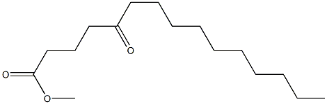 5-Oxopentadecanoic acid methyl ester 구조식 이미지