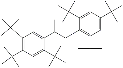 2-(2,4,5-Tri-tert-butylphenyl)-1-(2,4,6-tri-tert-butylphenyl)propane Structure